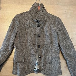 J. Crew Grey Twill Blazer